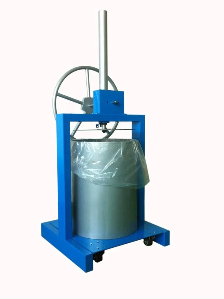 Waste Wheelie Bin Stocked Compactor Garbage Waste Compactor Manual Trash Compactor