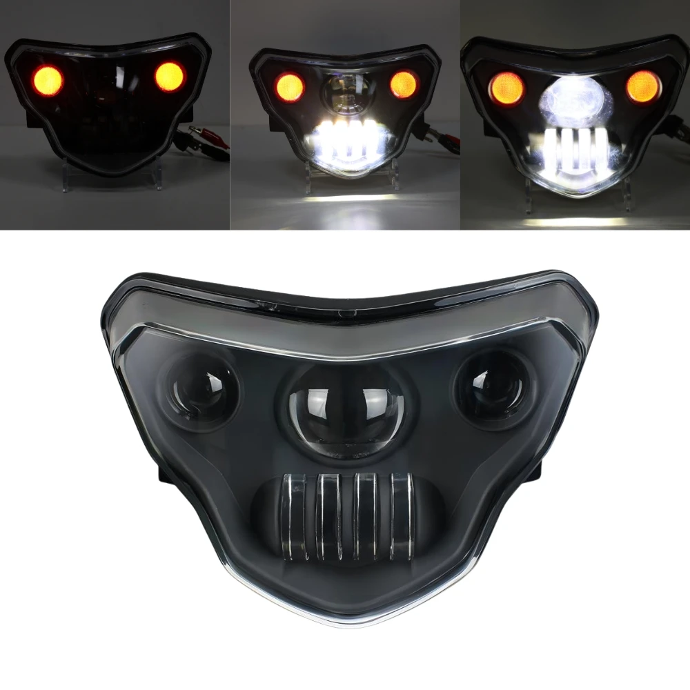 product tiypeor new generation front light for g310r g310gs2017 2018 devil eye drl motorcycle lights assembly led projector headlight-3