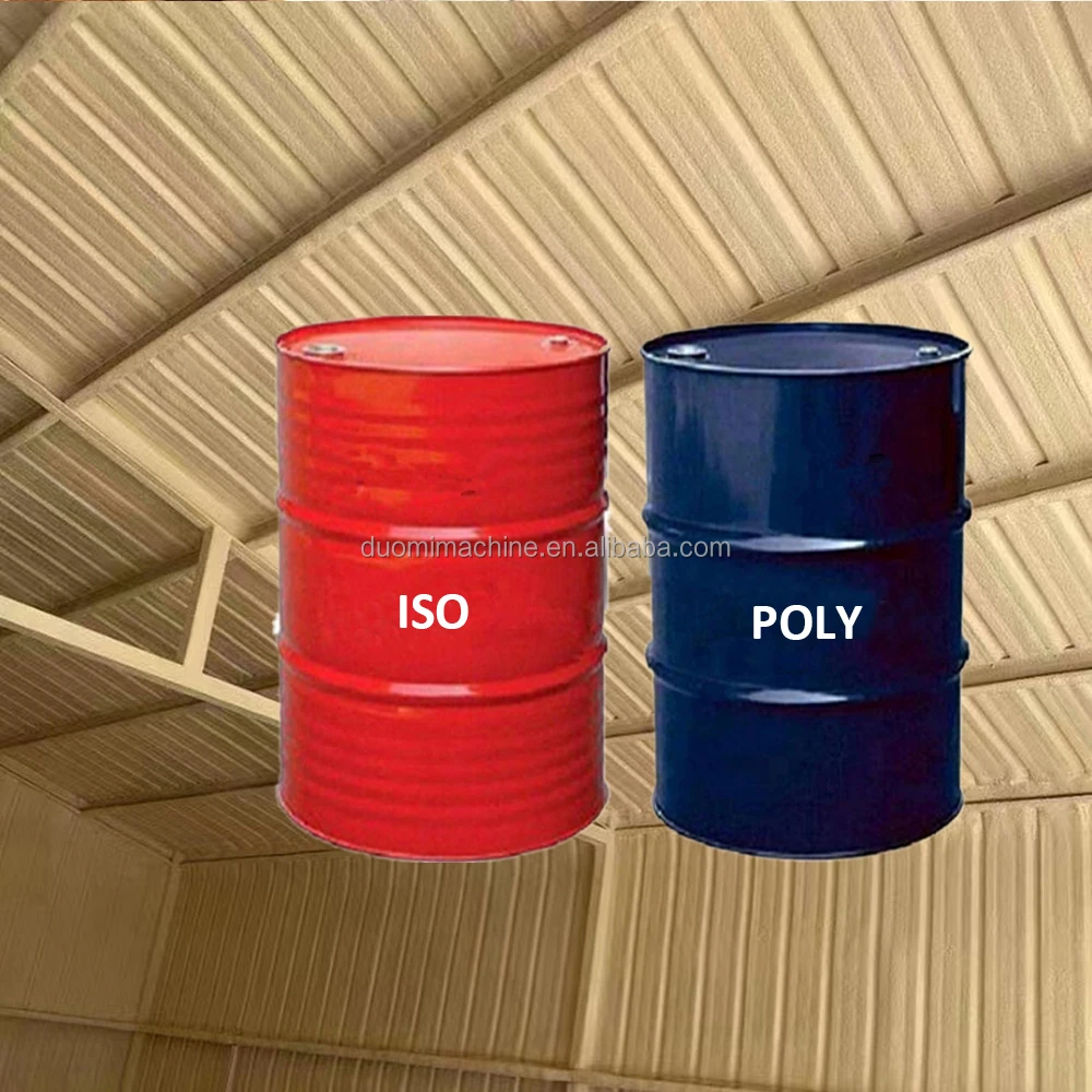 Closed Cell Polyurethane Spray Foam Insulation Chemical Barrels For