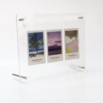CUSTOM Acrylic suitable Instax frame, Polaroid frame, desktop/shelf display