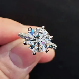 Certified IGI Diamond 3gm White Gold Eternity Band Ring Premium Fine Jewelry for Wedding Romantic Anniversaries Parties