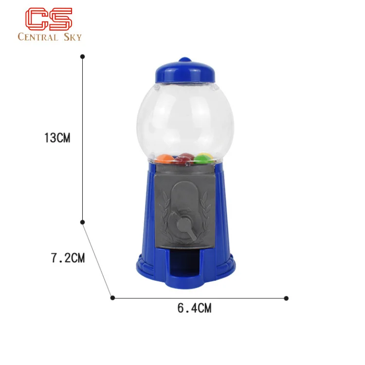 Торговый автомат для конфет, игрушка с круглыми маленькими конфетами, мини диспенсер для жевательных шариков, игрушка, сладкие конфеты для детей