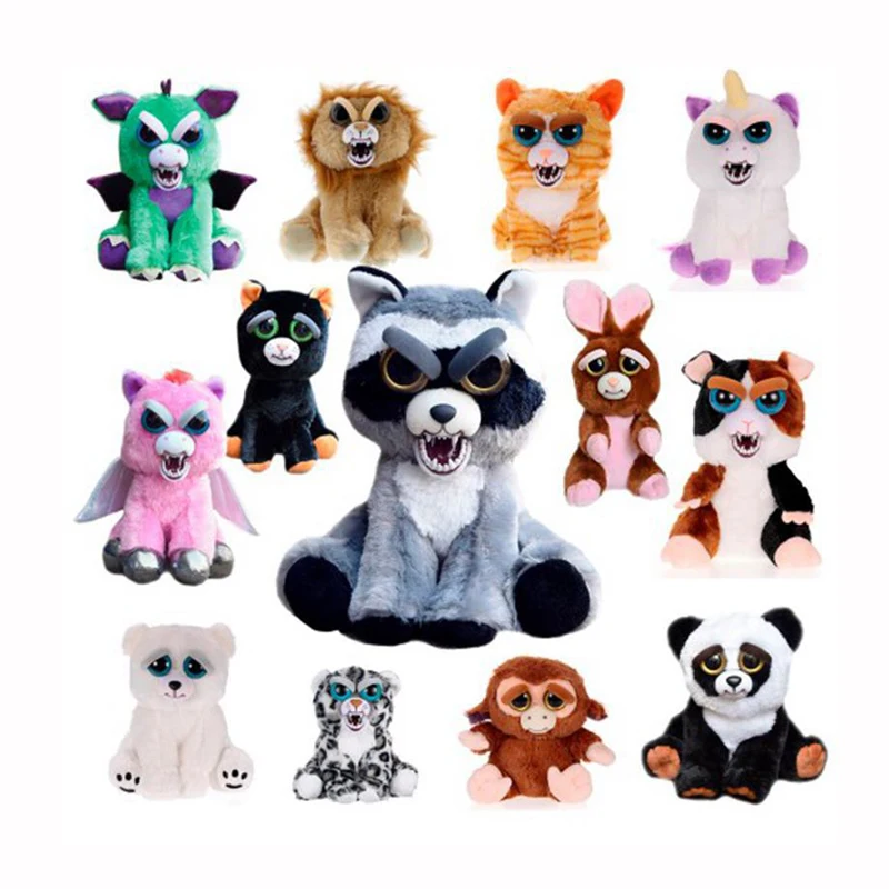 25cm Feisty Pet Funny Face Changing Soft Toys For Children Snow Leopard  Stuffed Plush Unicorn Angry Animal Dog Doll Bear Panda - Buy Feisty Pet  Toys,Feisty Pet In Stuffed Plush Animals,Baby Soft