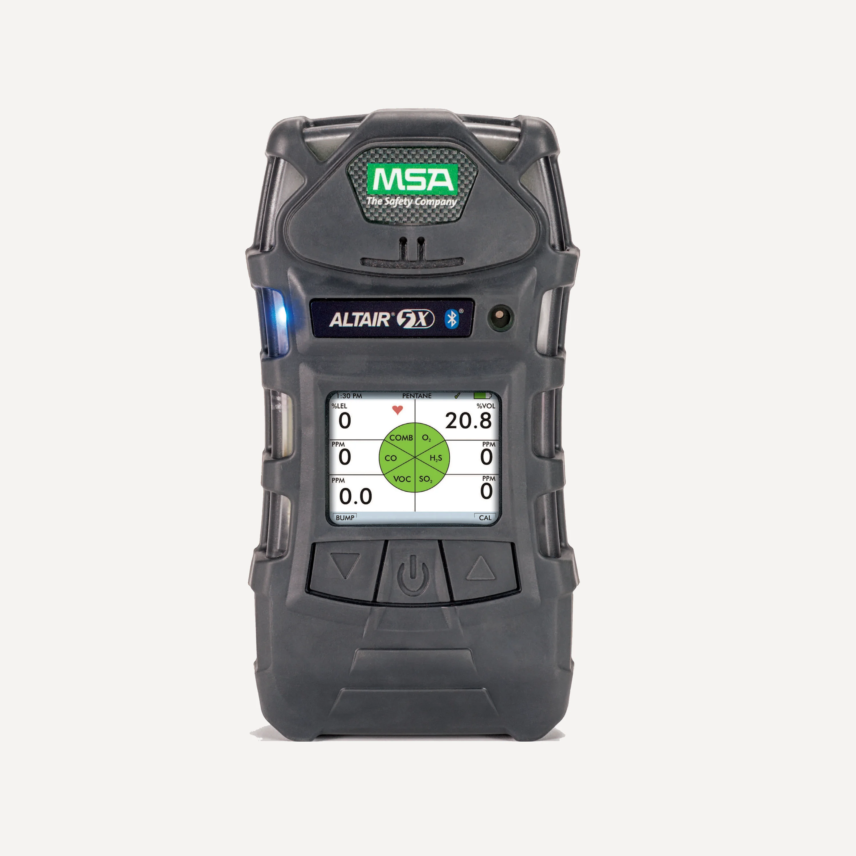 Reliable pumping color multi gas detector MSA ALTAIR 2X 4X 4XR 5X for Ex H2S CO O2 detecting toxi gas leak detector