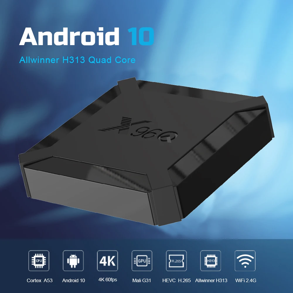 Topleo Smart Tv Box Android Digital Tv Converter Set Top Box Smart Android 10.0 X96q 4k Tv Box