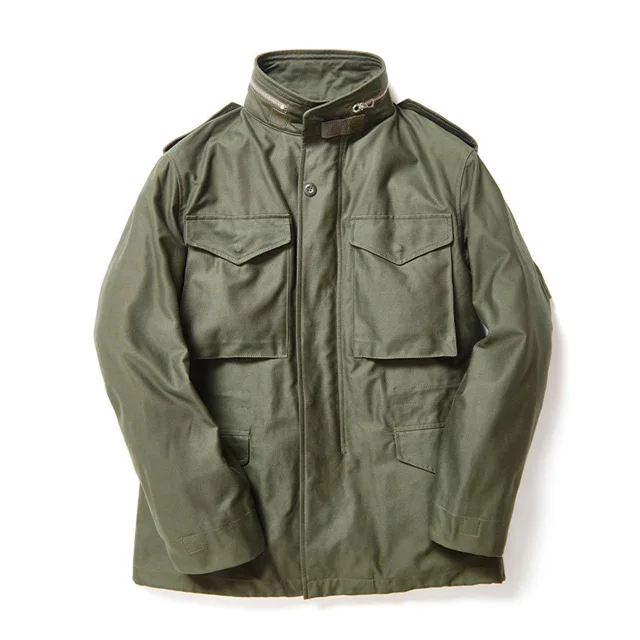 OEM AMY-M65 Battlefield Jacket Multi-functional Military-style Vintage Jacket for Men and Women With Hats