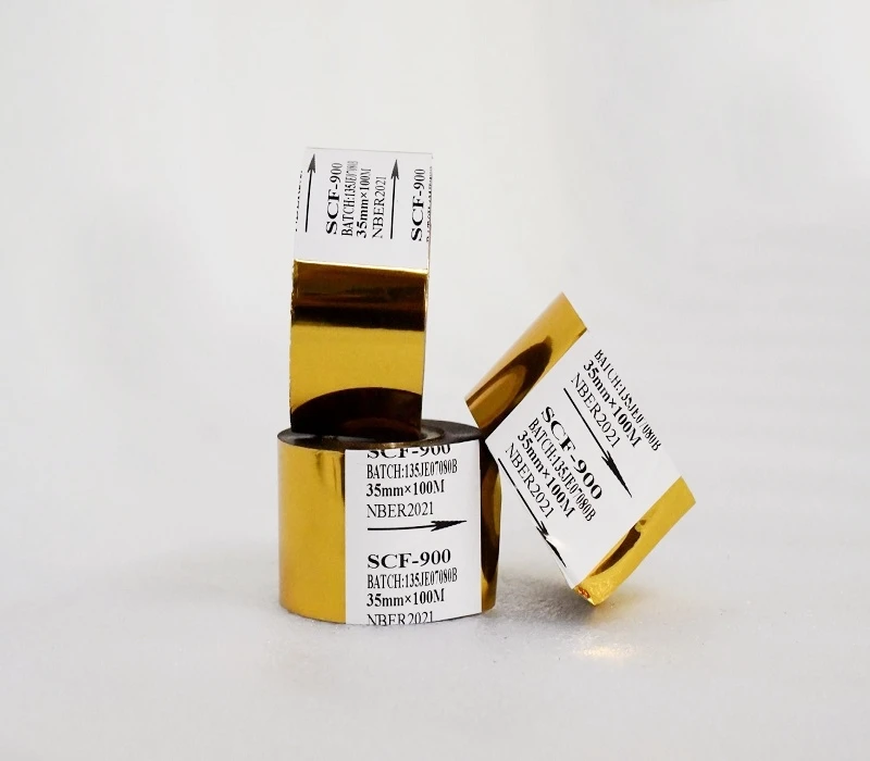 Gold Hot Stamping Foil - Perfect for Date Code Stamps