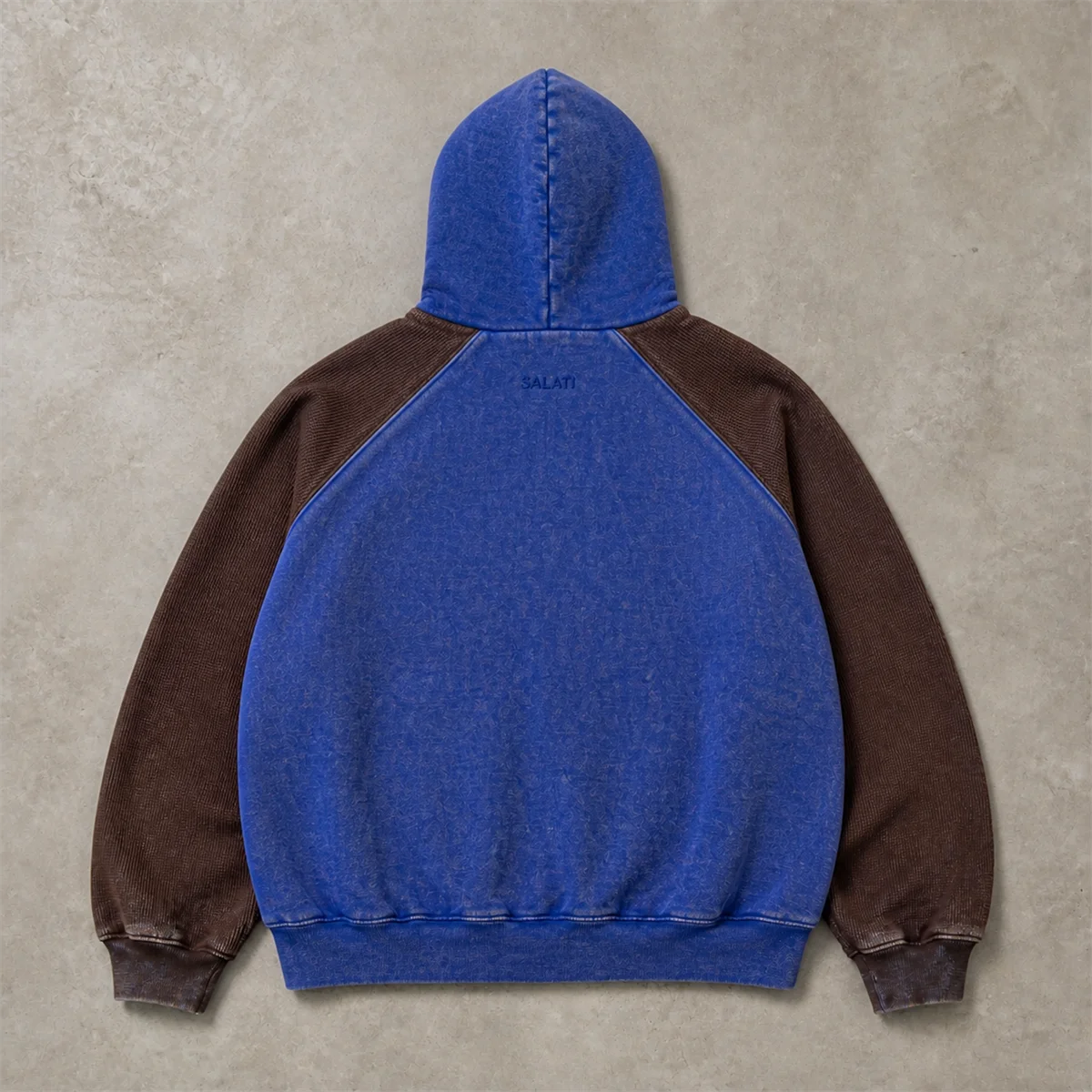 Streetwear Cotton Fleece Hoodies Unisex Oversized Zip up Custom Zipper Hoodies for Men Raglan Sleeve Hoodie gallery 2