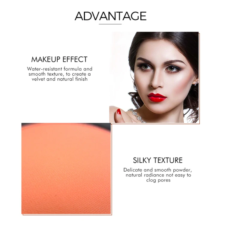 Фирменные Румяна для макияжа, круглые Румяна с покрытием, веганские румяна, стойкие матовые нюдовые Румяна для девочек, натуральные румяна, инструмент для красоты лица