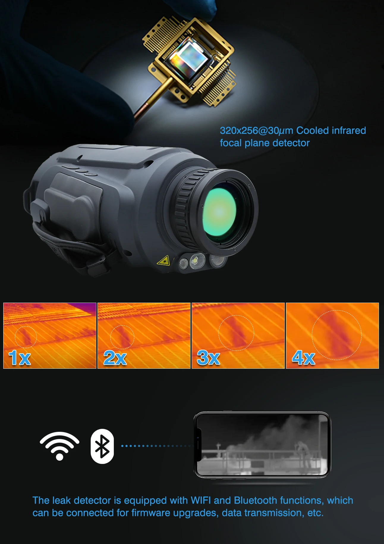 Optical Gas Imaging Camera - Visualize SF6 Gas Emissions