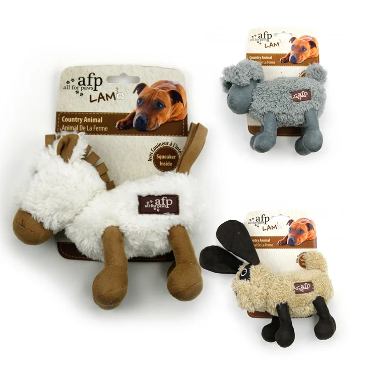AFP Interactive Plush Pet Cuddle Dog Play Toy Polyester Animal Dog Cuddle for Indoor Puppy Chewing