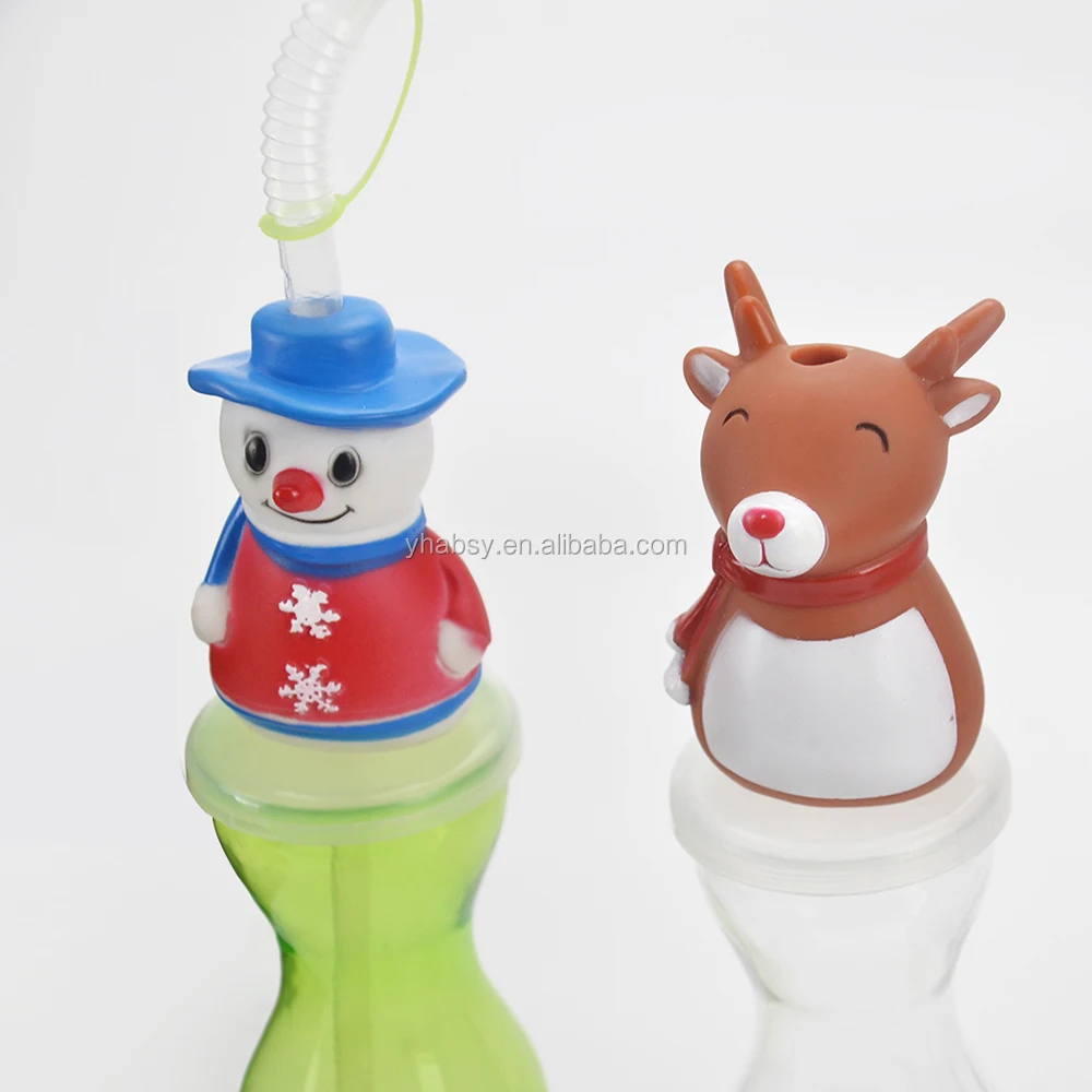 Рождественская кружка с лосями и двором 16 унций половинным поворотом стеклянная соломинкой