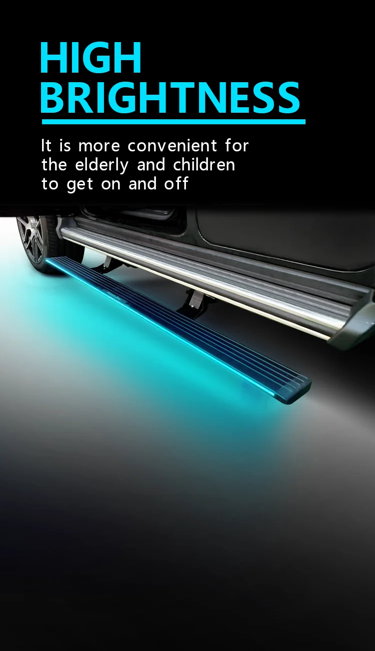 Led Long Short Power Step Pedal Car Electric Side Step Running Board