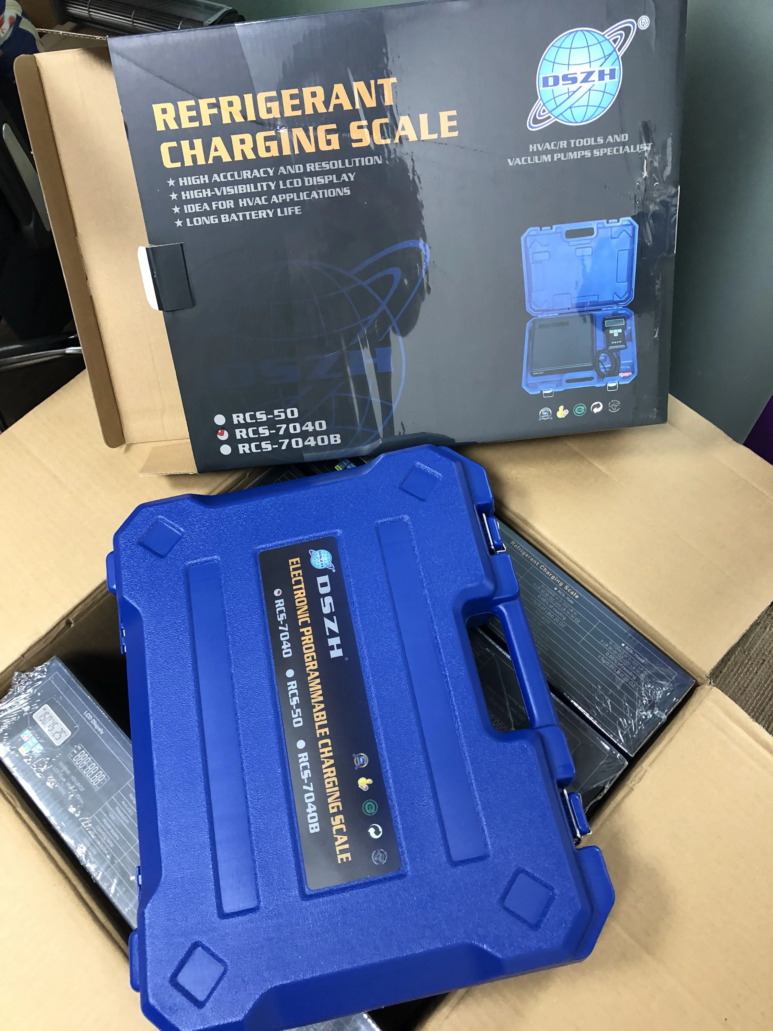 DSZH RCS-7040 Electronic Refrigerant Charging Scale for Refrigeration ...