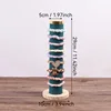 Green Round Wooden Bottom Single Gold Head Rope Rack