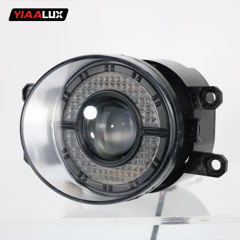 Plug and Play 3.5 Inches Single Lens Halo Angel Fog Light for Toyota with Unique Heat Dissipation Design