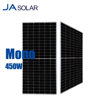 JA 450w system use top brand in the world 20.2% Efficiency factory wholesale solar panel for roof
