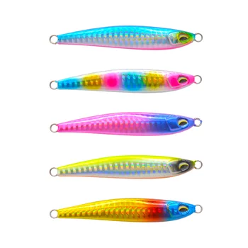 CHEERY RTS-308 20g-60g Vertical Jig Metal Artificial Hard Bait Jigging Lure Sardine Shape Various Colors – Metal Jig – view 2