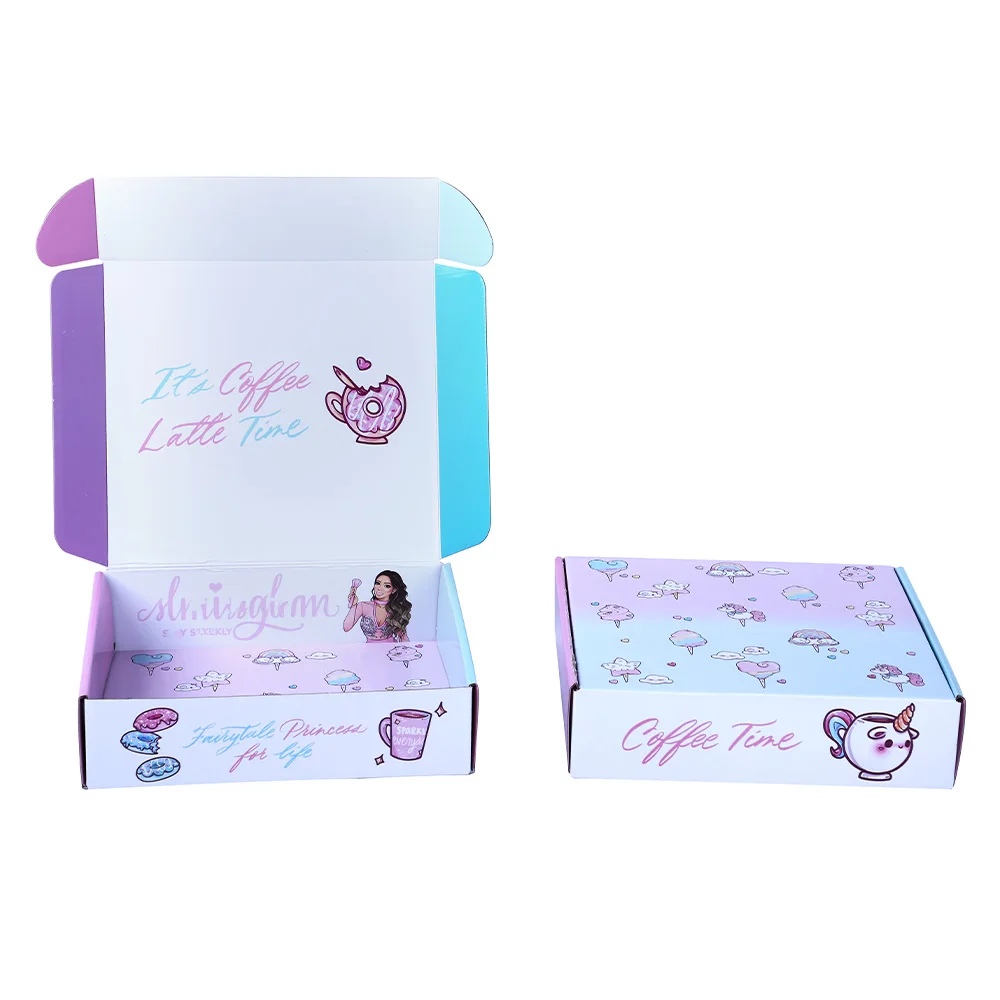 12X10X4 Customized Product Packaging Gold Metallic Shipping Tear Off Easy Book Small Envelope Kraft Mailer Box for Headband