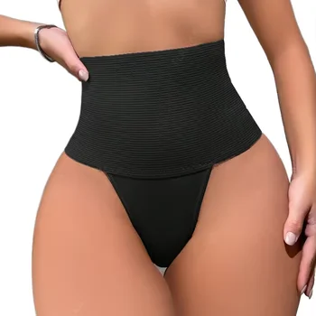 Invisible Women Tummy Control Shaper Thong Panty Slimmer Body shapewear shorts large underwear High waisted tight pants