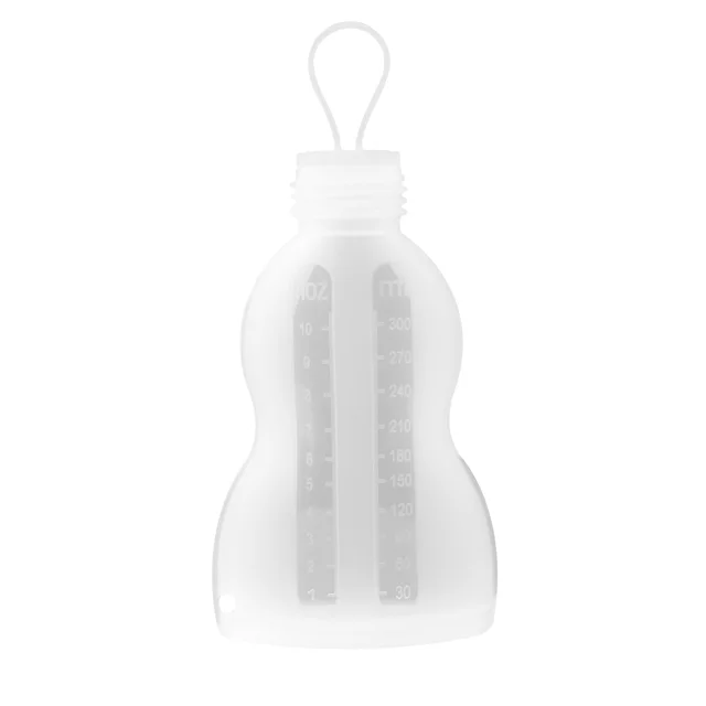 Биоразлагаемый силиконовый Пакет для детского питания с логотипом на заказ, многоразовый пакет для хранения грудного молока без БФА
