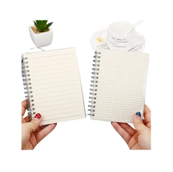 A5 Size Hardcover Spiral Notebook Simple Cover Design Loose-leaf Binding Custom Notebook Gift Paper for Students Material 50 Pcs