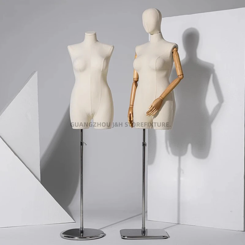 Roupas Display Moda Alfaiates Femininos Manequim Modelo Branco