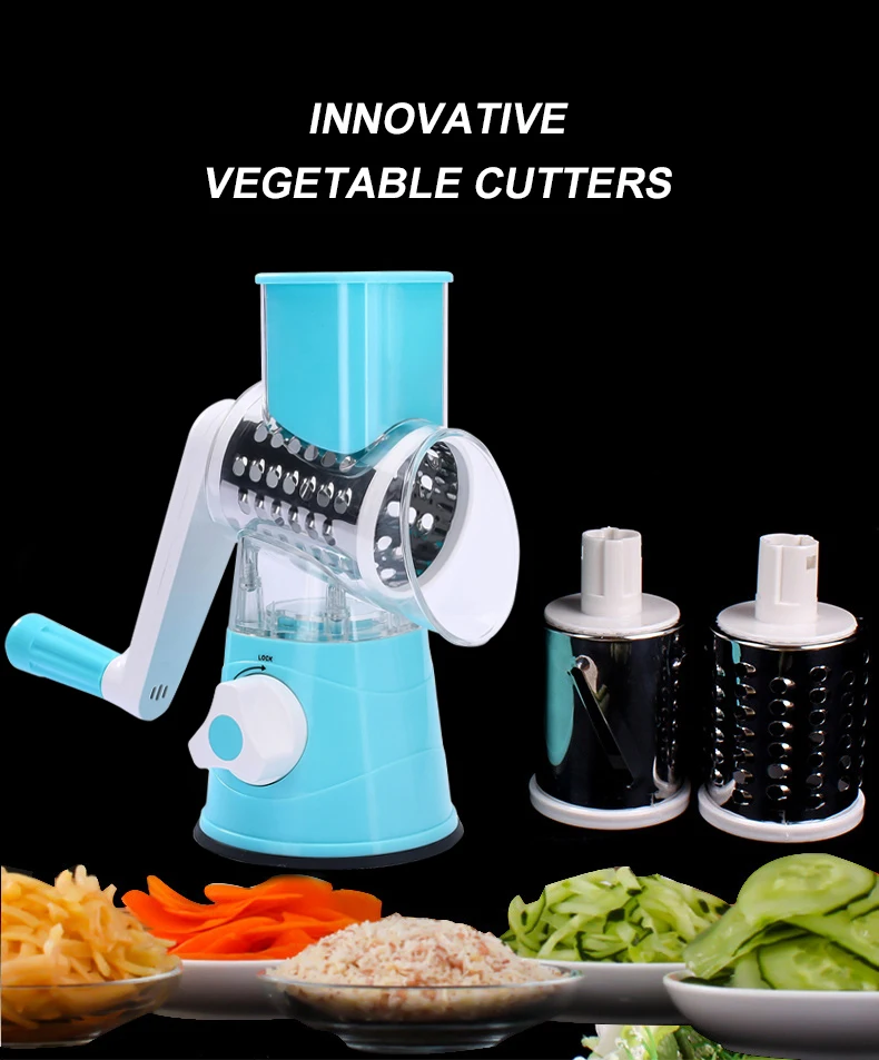 Manual Mandoline Slicer Rotary Cheese Grater Picador De Verduras Cutter