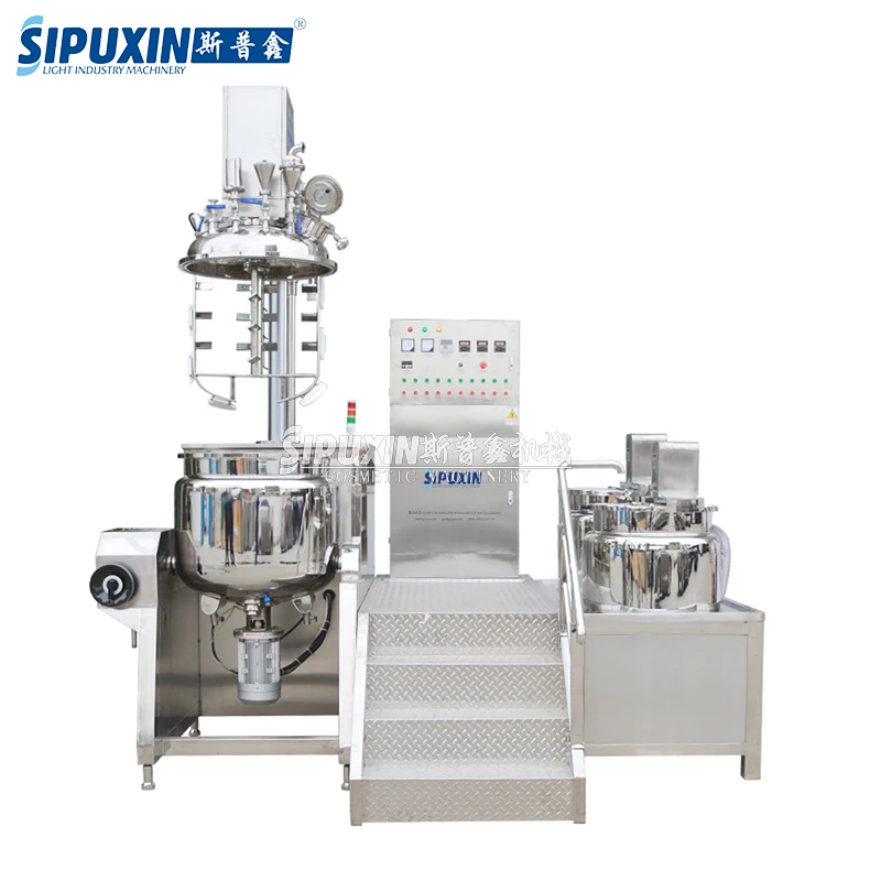 Spx Strength Manufacturer's Stainless Steel Emulsifier Tank Automatic for Salad Dressing Milk Sauce Production Chemically Foods