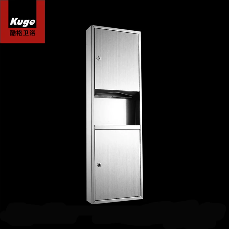 Stainless Steel Big Toilet Paper Holder Stand Unique Tissue Holder Two