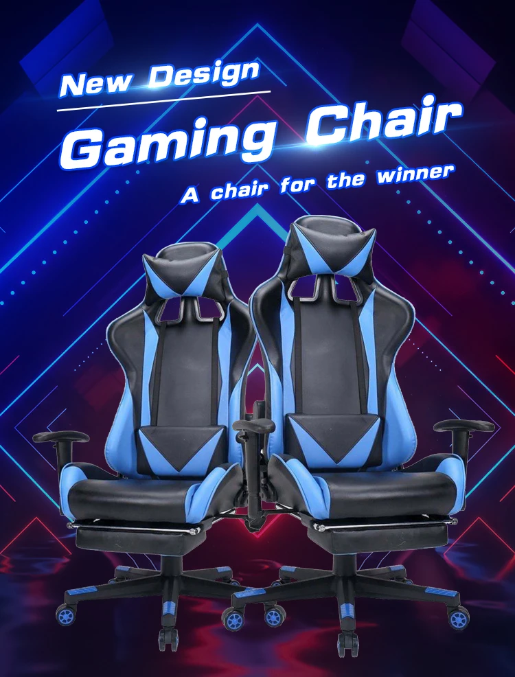 Blue Leather Laptop Frame Silla Gamer Cheap Gaming Chair Buy Laptop