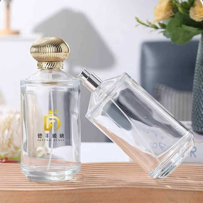 Large Fragrance Bottle Flacon De Parfum Empty Luxury Botol Parfum Spray Atomizer Custom 8OZ Glass Perfume Bottle