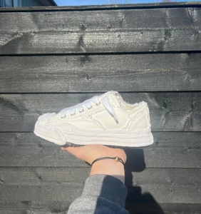 Designer Luxury Canvas Sneakers Men's Mmy Low Canvas Black Unisex Street Style Casual Maison MIHARA YASUHIRO Shoes