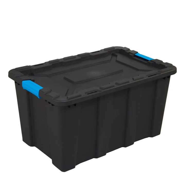 Eco Friendly 80l Heavy Duty Multi Plastic Storage Box Container with Handle