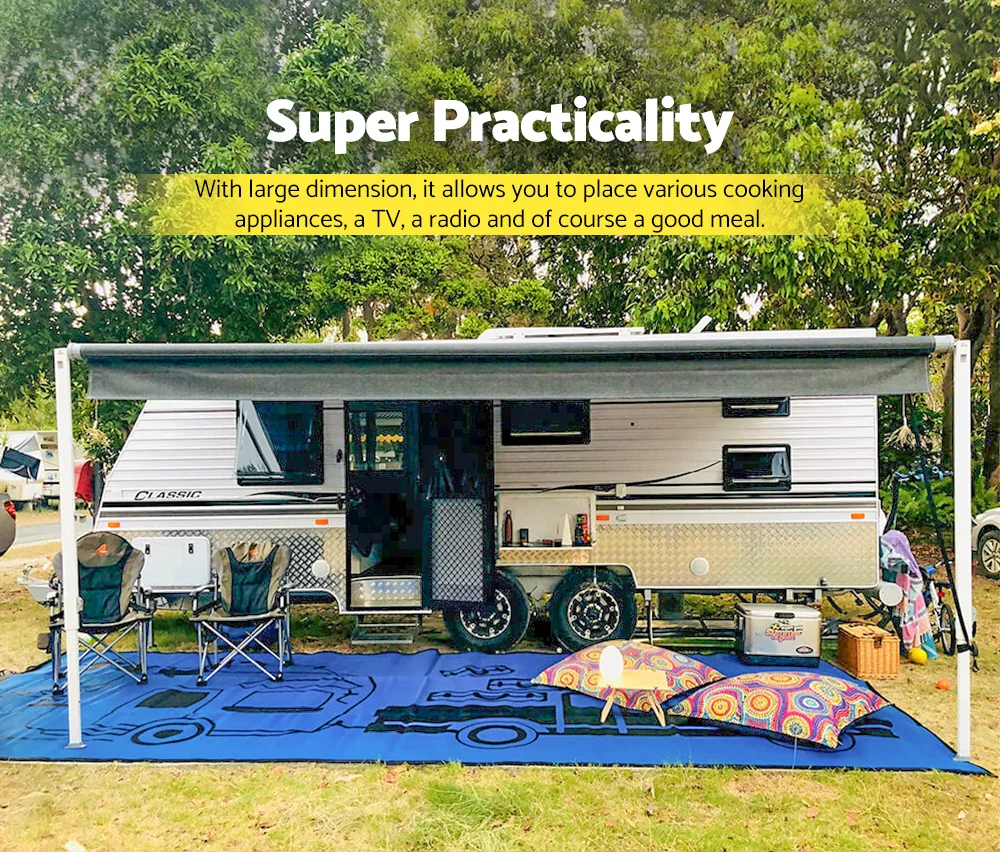 San Hima Rv Car Folding Table Caravan Picnic Table For Luxury Campervan