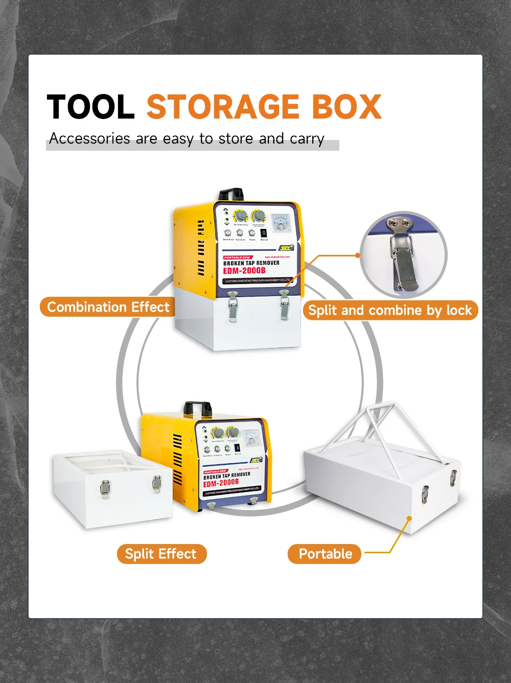 110v/220v Mini Edm Machine Sfx 2000w Edm2000b Small Edm Broken Tap