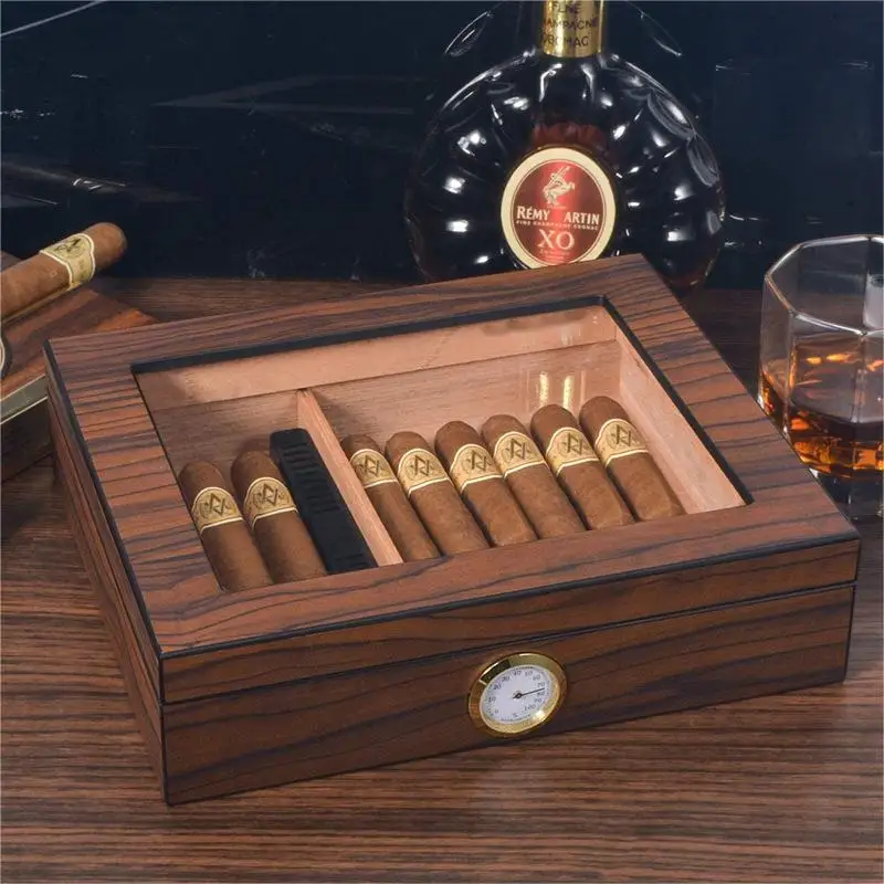 Luxury Cigar Humidor Case,High Quality Wooden Cigar Case With Humidity ...