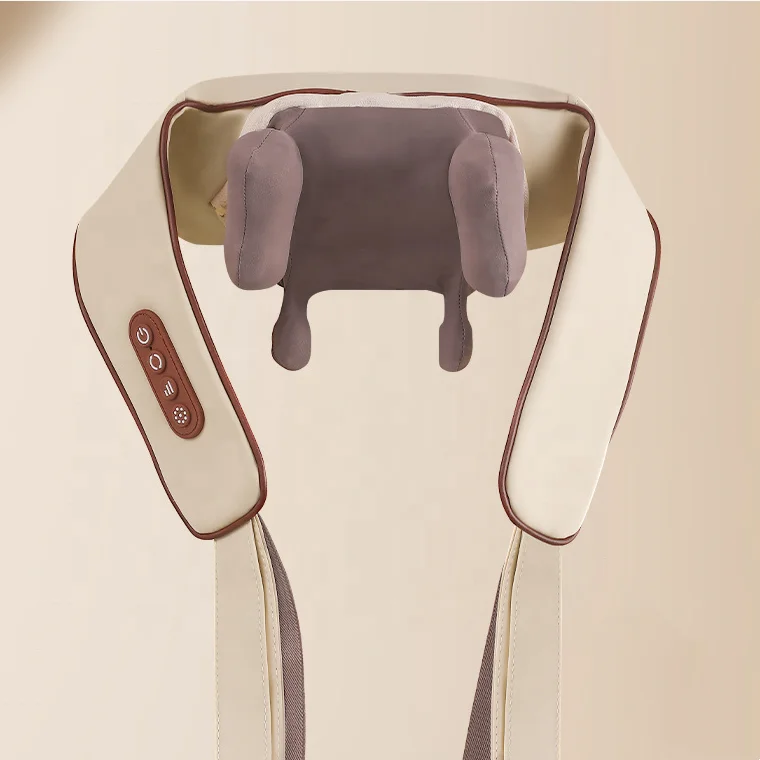 Custom Logo Portable Back Massager Deep Tissue Neck Massager With Heat