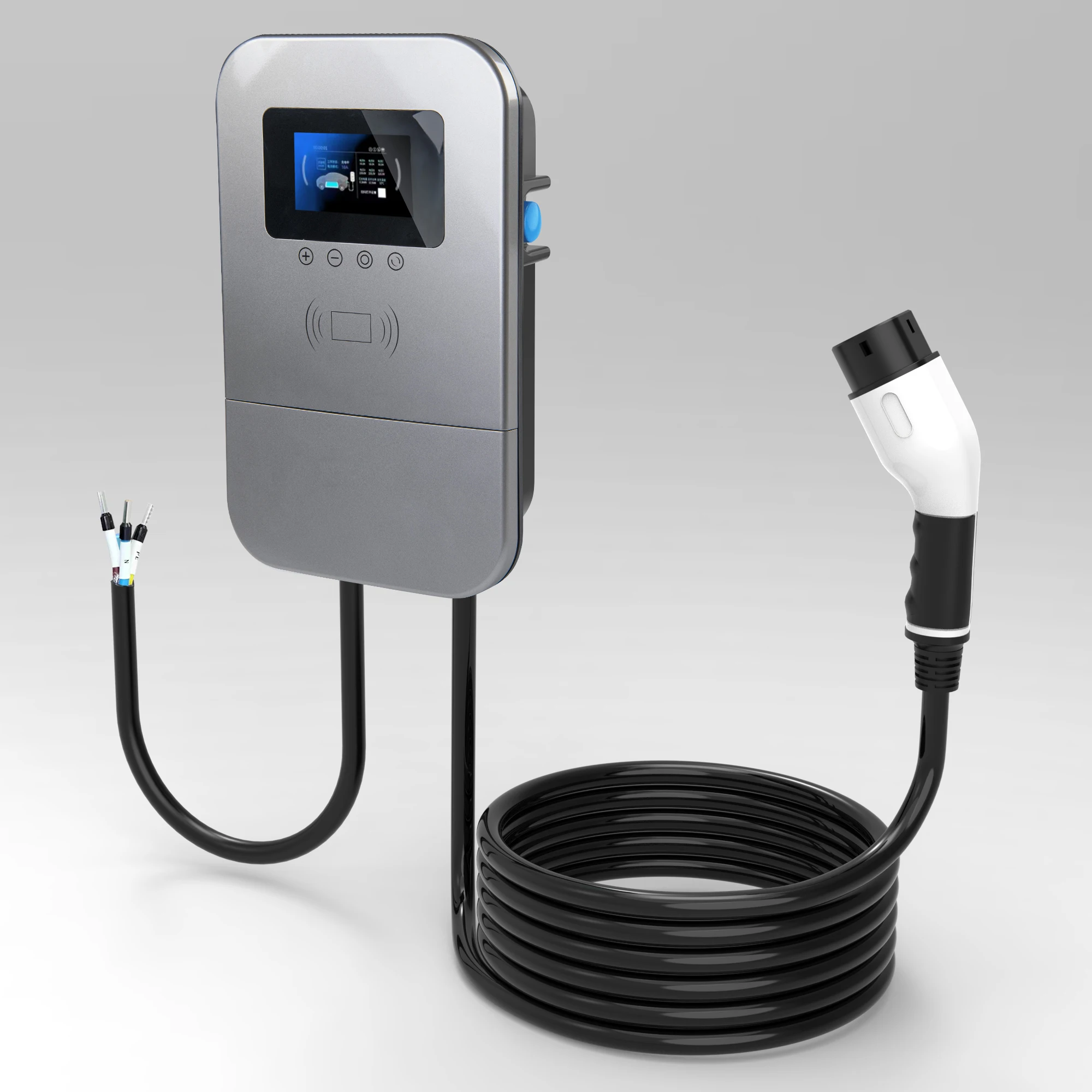 Electric Vehicle Ev Charging Station Wallbox Type 2 Wifi Password App ...