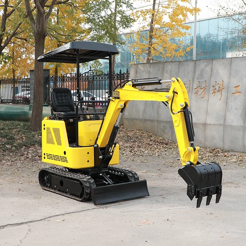 SAAO 1 Ton Minibagger Crawler Mini Excavadora Escavator Pelle Digger Mini Excavator