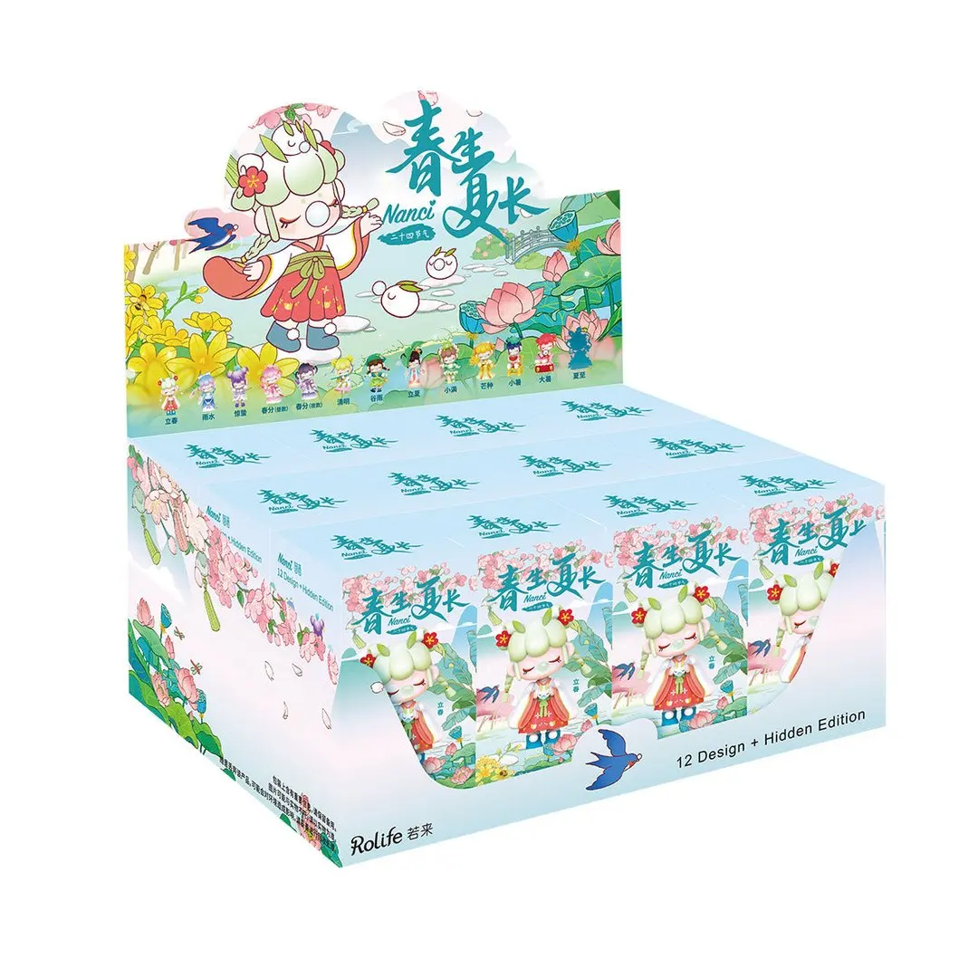 Фигурка героя Robotime Rolife Nanci, 24 солнечных термина, экшн-фигурки сюрприз, куклы, шторка