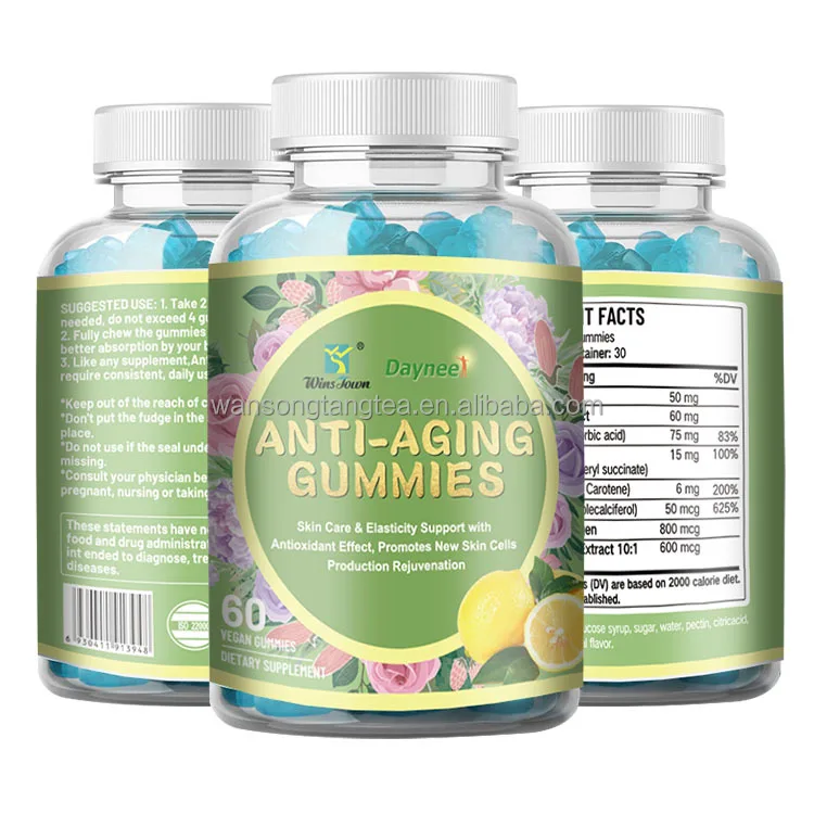 Winstown Daynee Anti Aging Gummies 3g* 60 Pcs/bottle Anti Aging Gummies Supplements Anti Aging Gummies