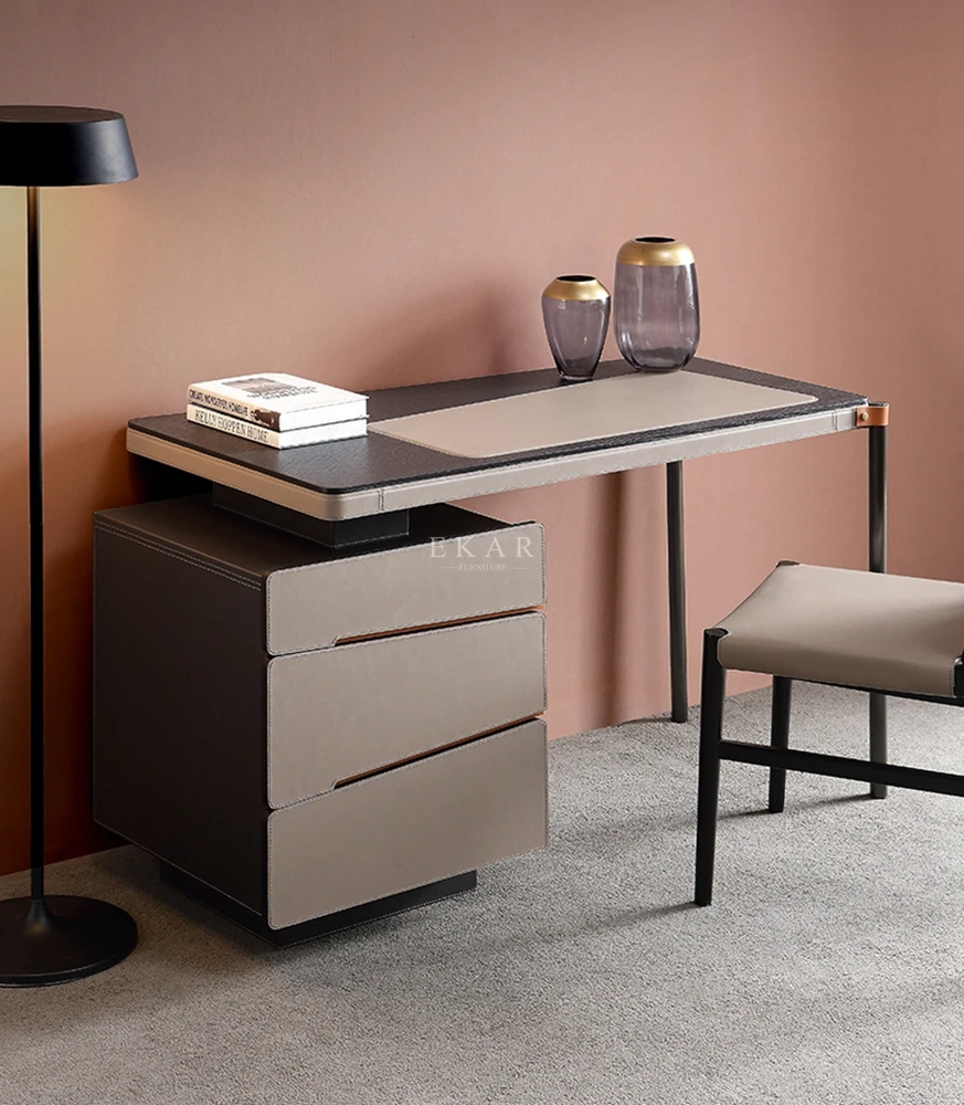 Economic Simple Design Office Computer Desk with Drawer Modern Home Furniture Wooden Study Desk for Home Office details