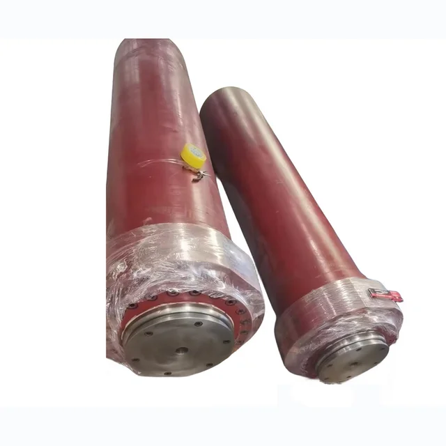 Single acting plunge type  hydraulic oil cylinder of plywood making hot and cold press machine