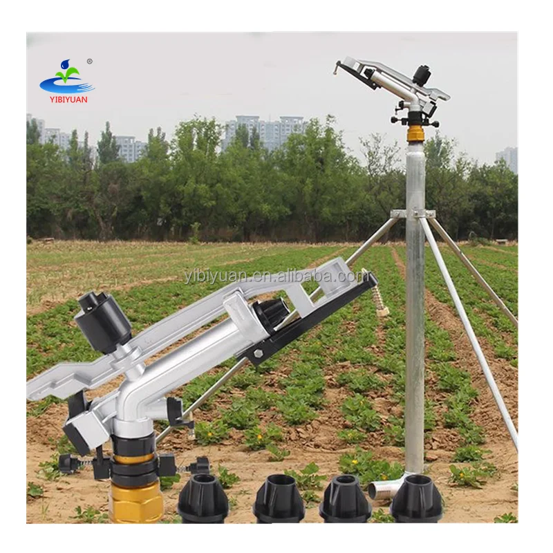 1.5 Inch Garden Rain Gun Sprinkler Irrigation System 360 Water Sprinkler with Metal Tripod Stand for Farm Farmland in Guangzhou