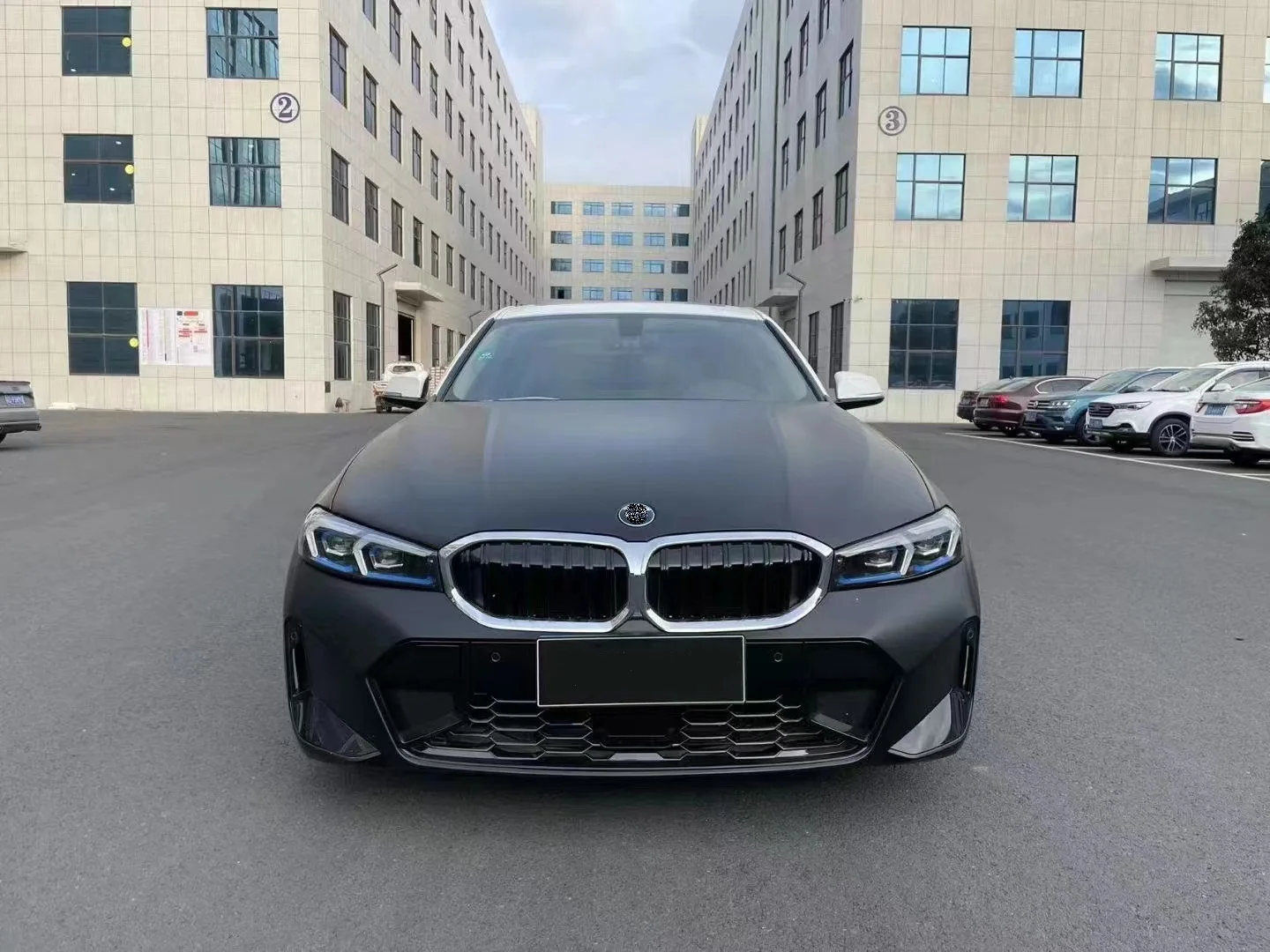 Car Body Kit M3 Style Modification Front Bumper Lip Grille For Bmw 3 ...