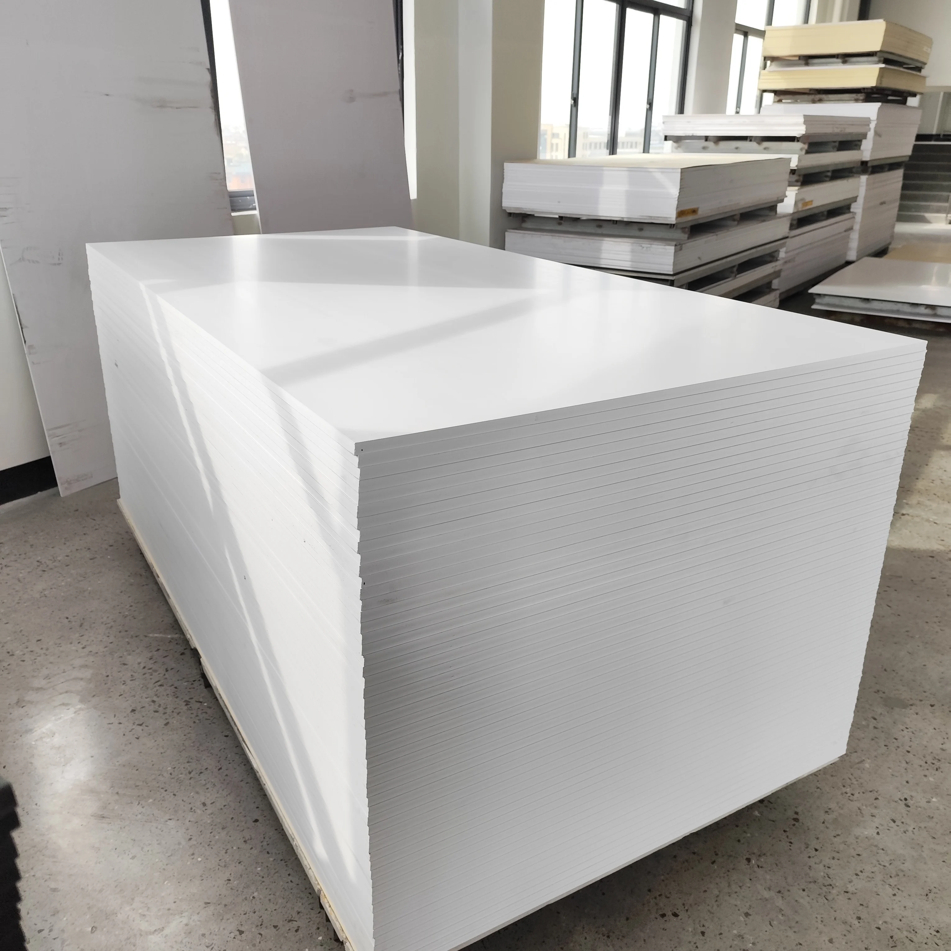 Durable PVC Foam Board Fireproof Lightweight Waterproof Customizable Color Easy Fabricate Long-Lasting Performance for Indoor