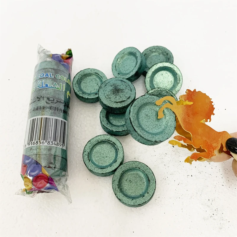 Blue Shisha Charcoal Incense Holder Quick Light Scentless Smokeless Coconut Premium Hookah Shisha Hokah Shisha Electric Charcoal