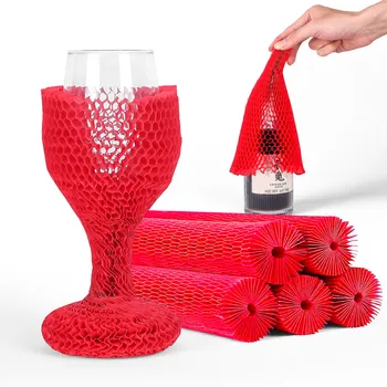 Hot Selling Wine Bottle Ceramic Fragile Products Honeycomb Paper Sleeve Honeycomb Paper Sleeve Protector