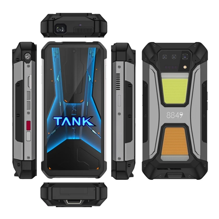 Unihertz Tank 2 Pro Rugged Smartphone, Android 14, 12GB RAM, 256GB 